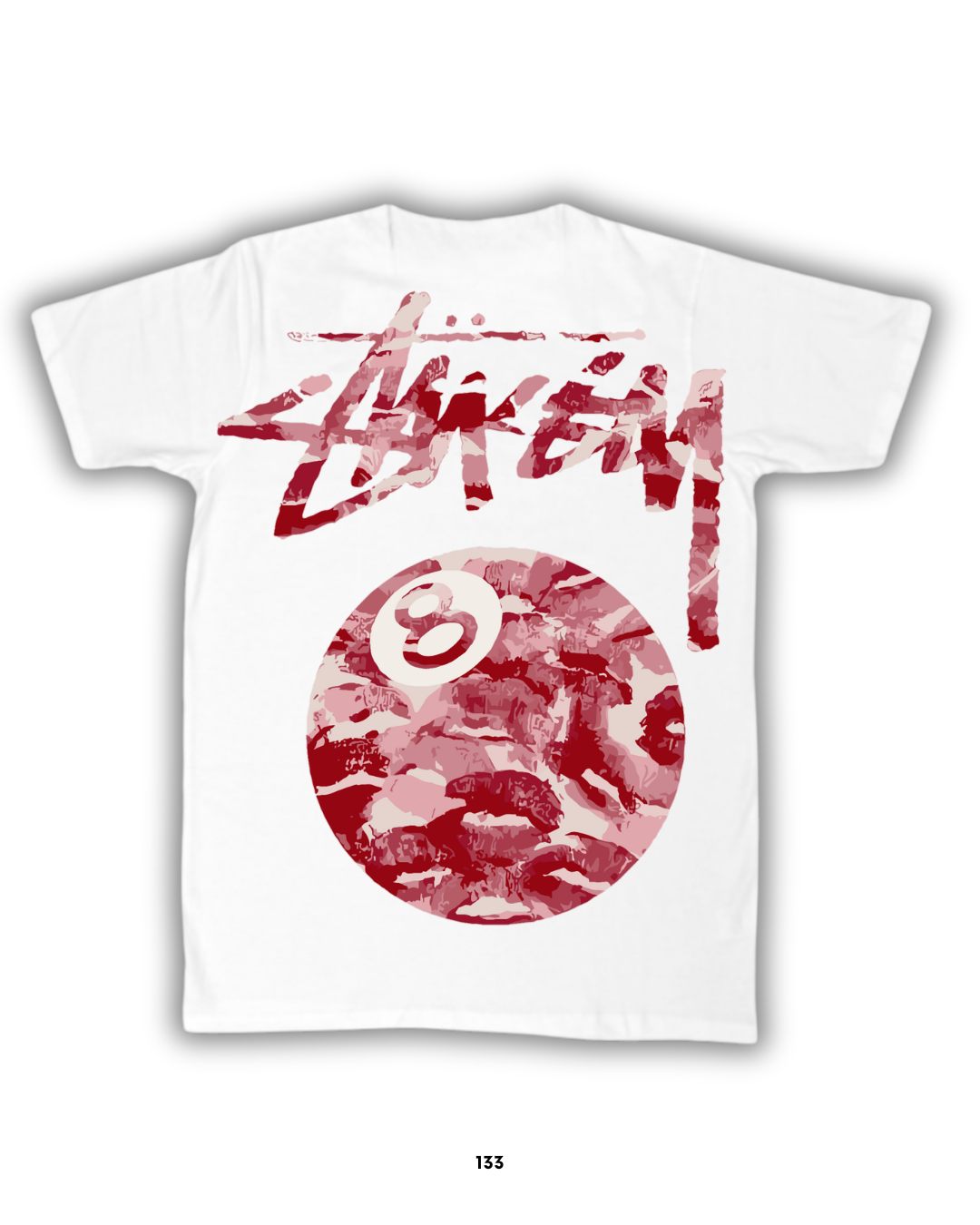 Playera Stüssy Kiss Bola 8