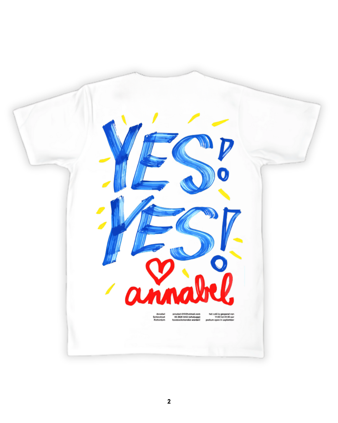 Playera Yes! Yes! Annabel