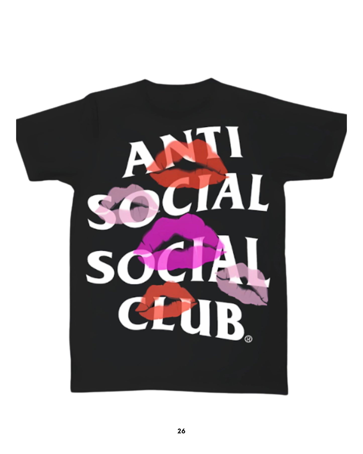 Playera Kisses ANTI SOCIAL SOCIAL CLUB