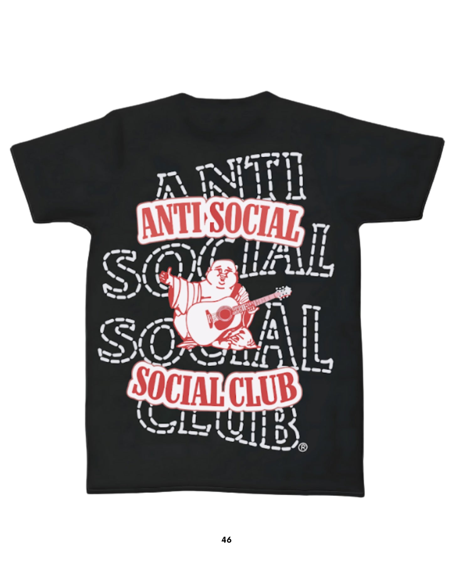 Playera Buddha Red & White ANTI SOCIAL SOCIAL CLUB