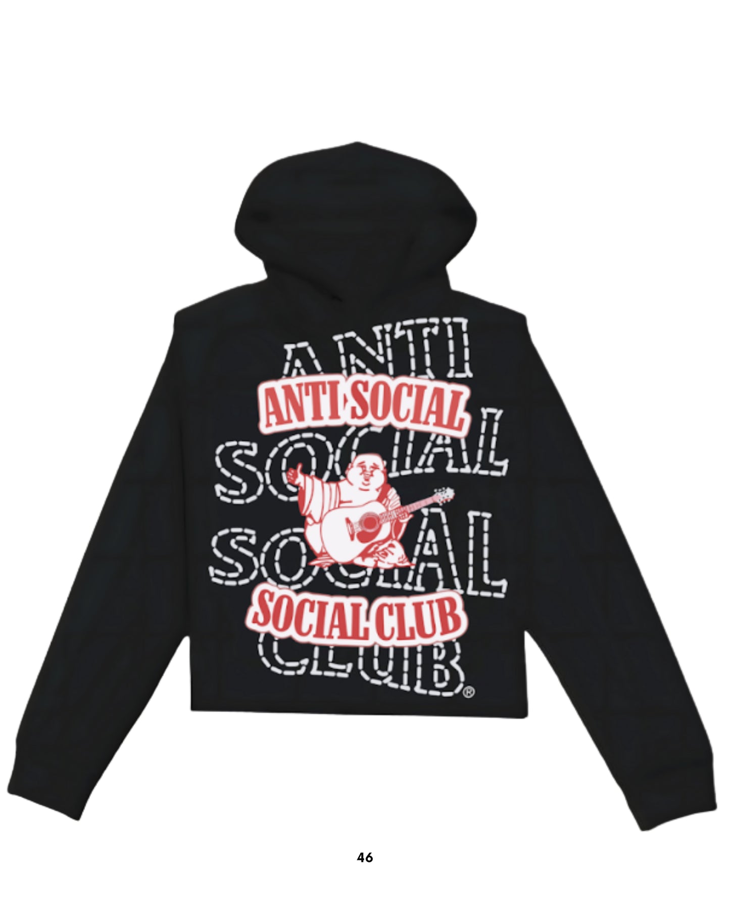Sudadera Buddha Red & White ANTI SOCIAL SOCIAL CLUB