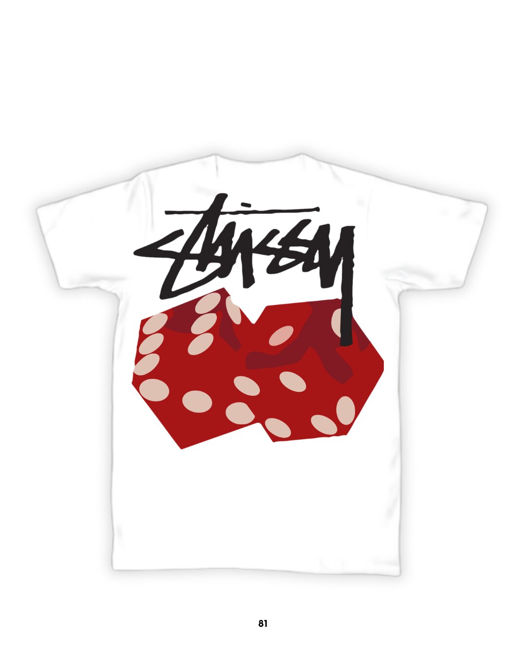 Playera Stüssy Red Dice