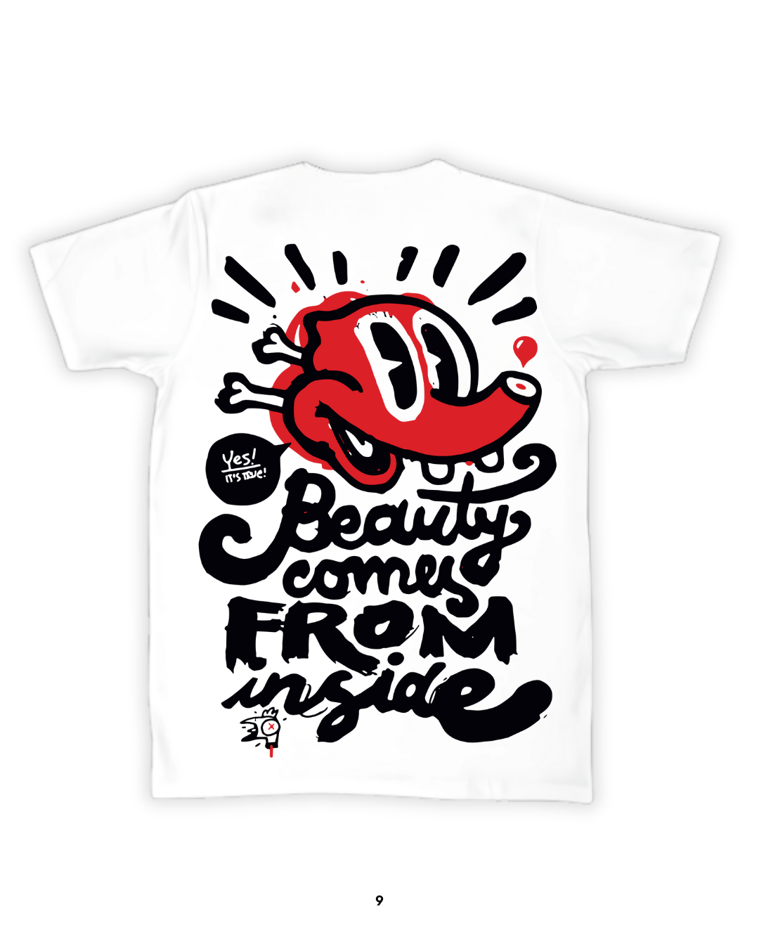Playera Beauty Comes From Inside