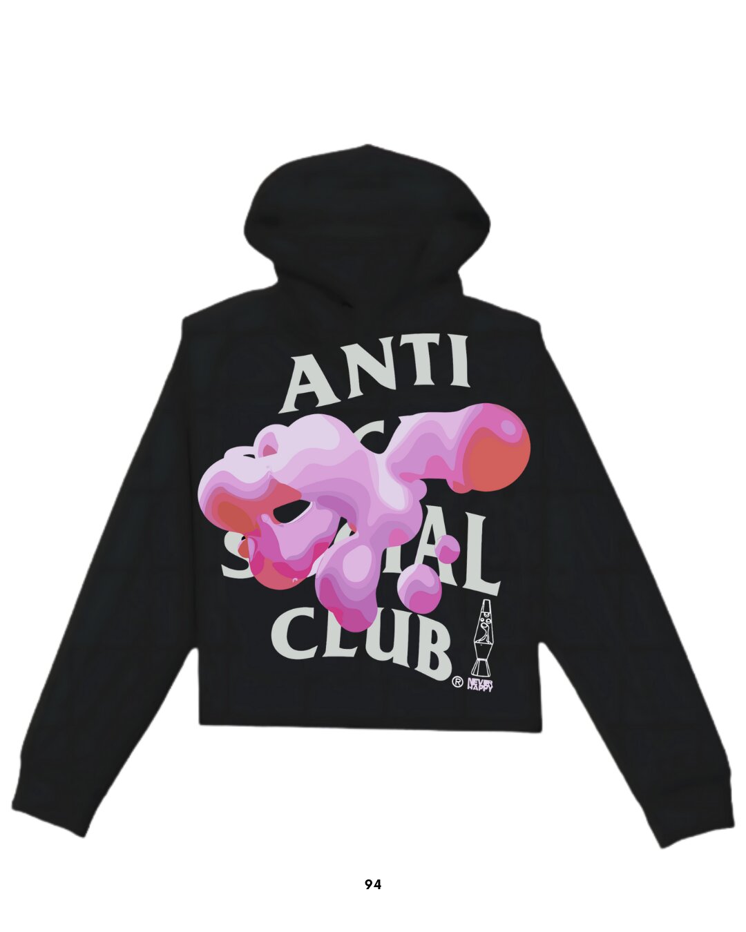 Sudadera Pink Liquid Shape ANTISOCIAL SOCIAL CLUB