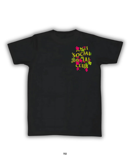 Playera Graphic Flowers ANTI SOCIAL SOCIAL CLUB