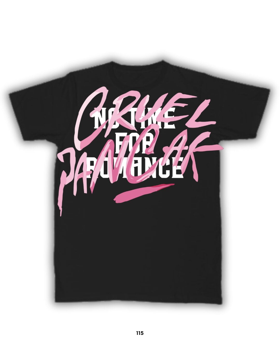 Playera No time for romance