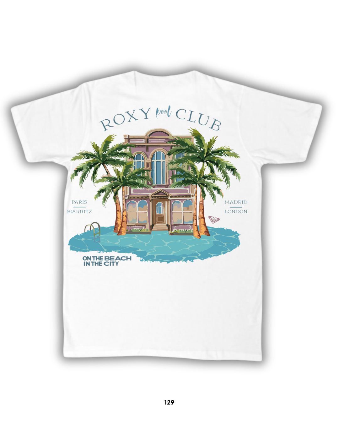Playera ROXY pool CLUB