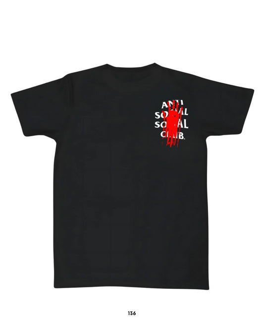 Playera Blood Hand ANTI SOCIAL SOCIAL CLUB