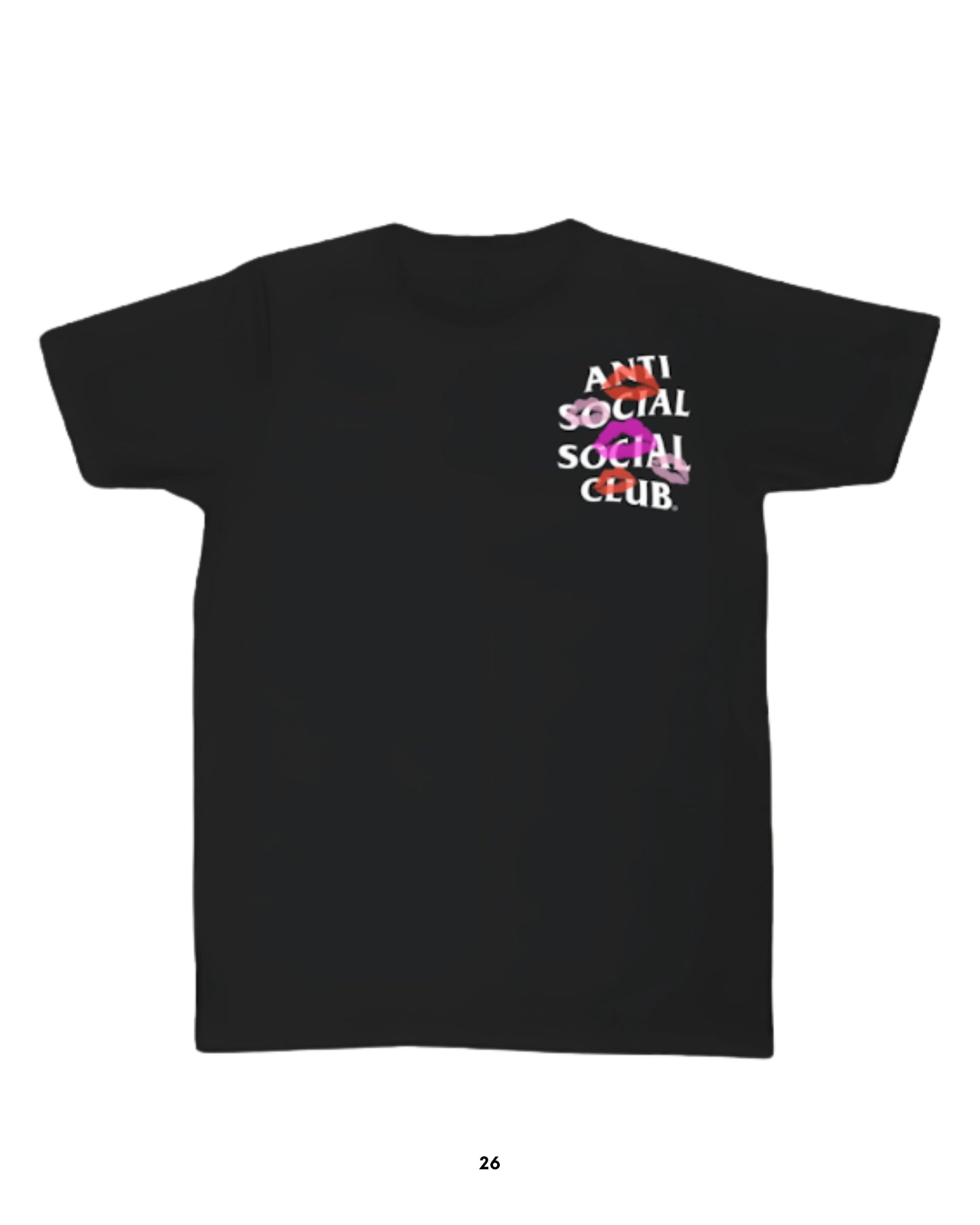 Playera Kisses ANTI SOCIAL SOCIAL CLUB