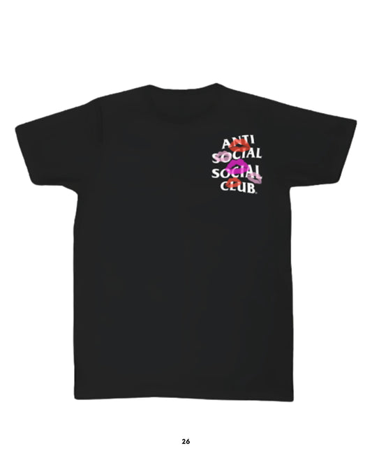 Playera Kisses ANTI SOCIAL SOCIAL CLUB