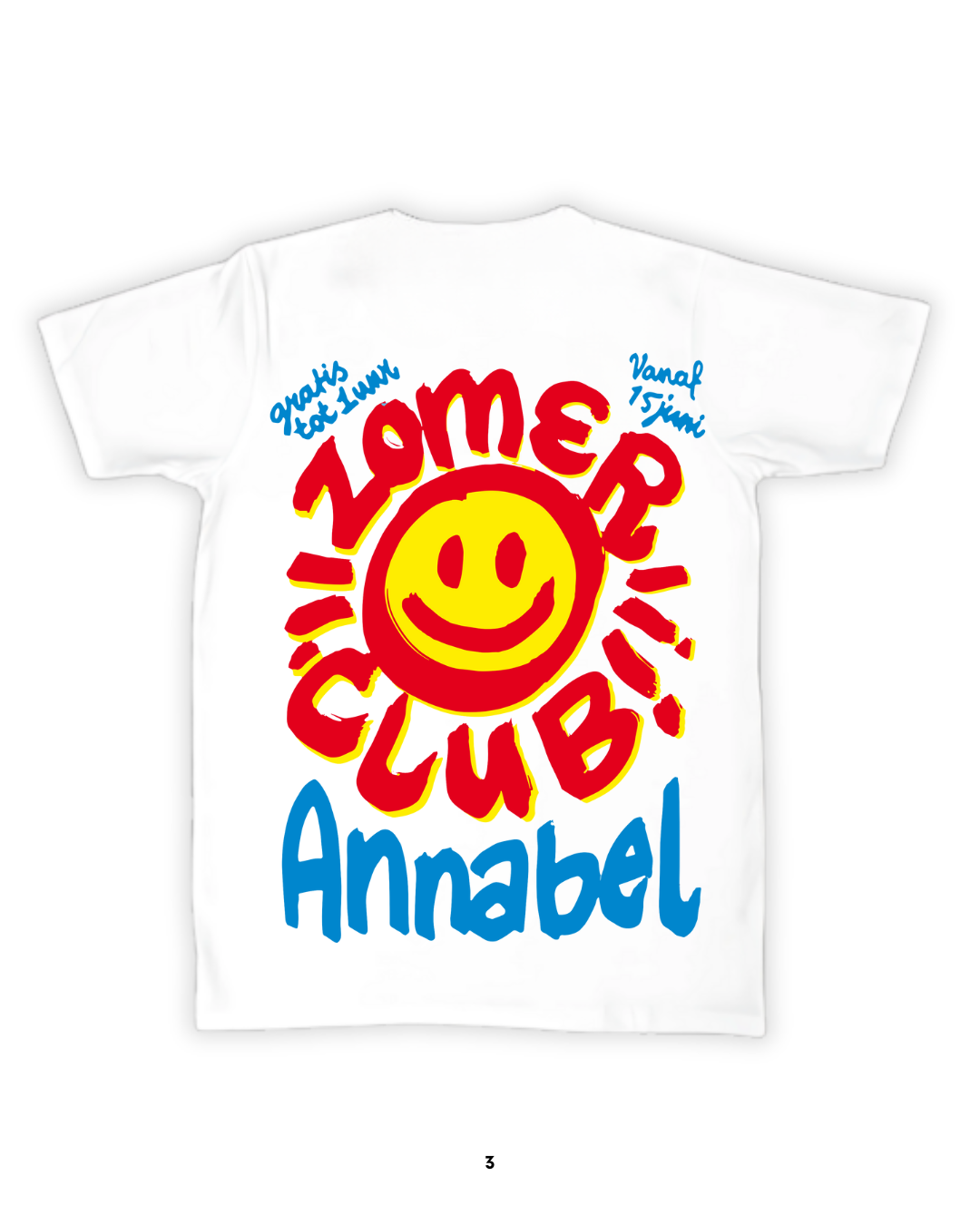 Playera Zomer Club!! Annabel