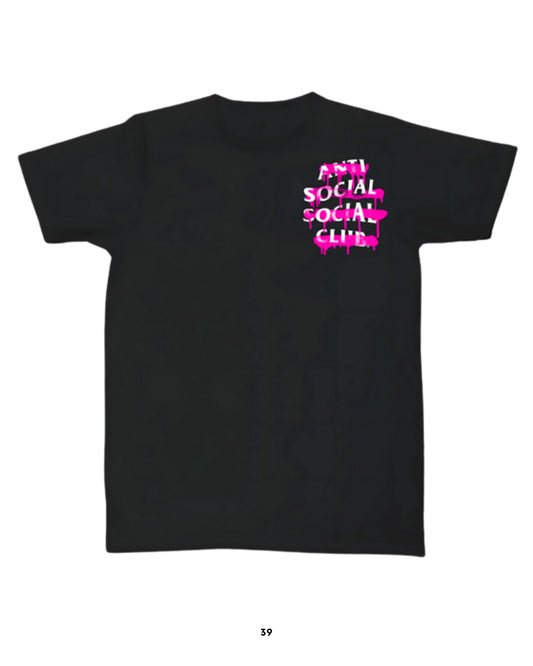 Playera Pink Graffiti ANTI SOCIAL SOCIAL CLUB