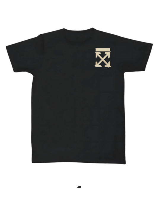 Playera Off White gris