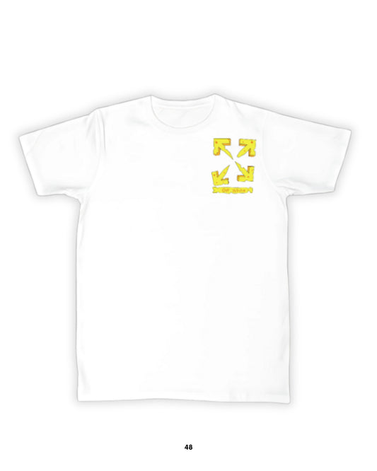 Playera Off White Tom & Jerry