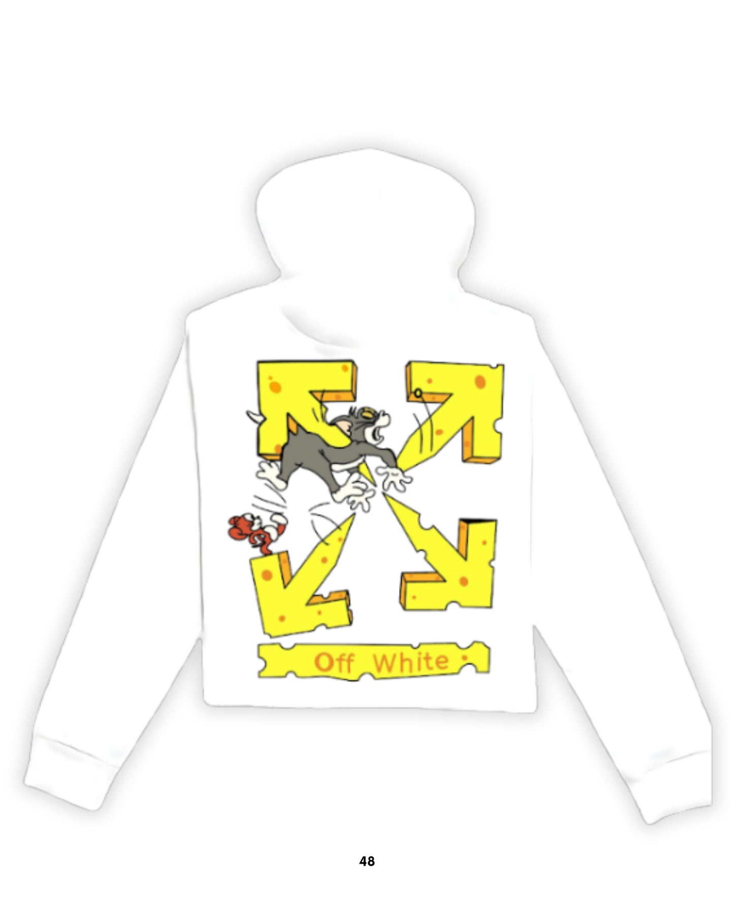 Sudadera Off White Tom & Jerry