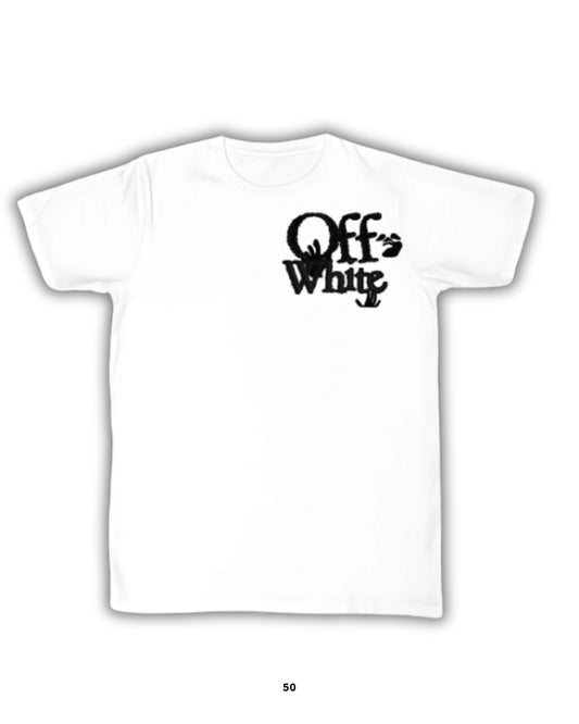 Playera Off White One Hand