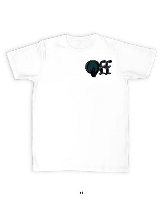 Playera White Off Graffiti