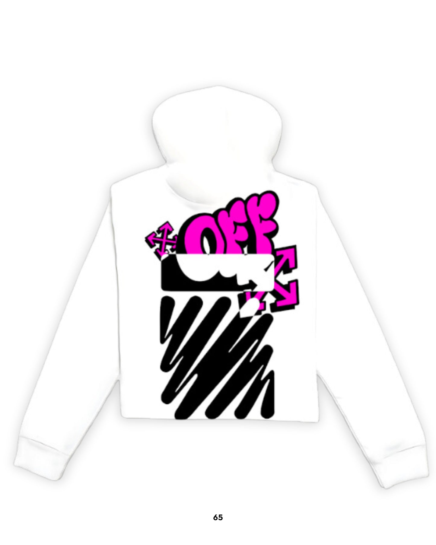 Sudadera White Off Graffiti