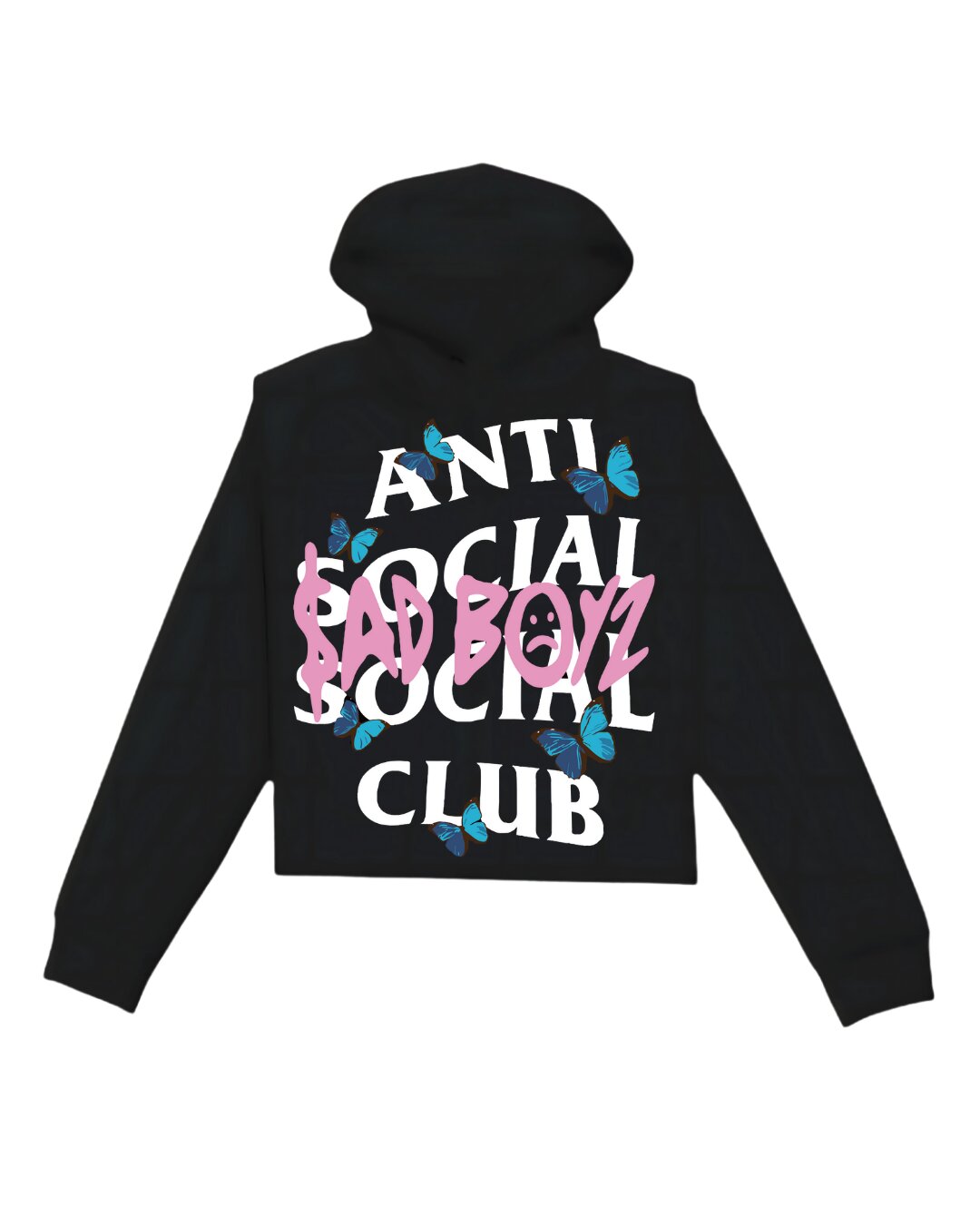 Sudadera Blue Buttlerfly ANTI SOCIAL SOCIAL CLUB