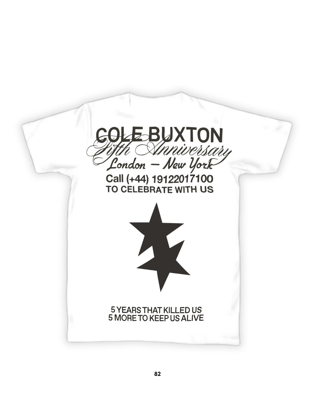 Playera Cole Buxton Double Star