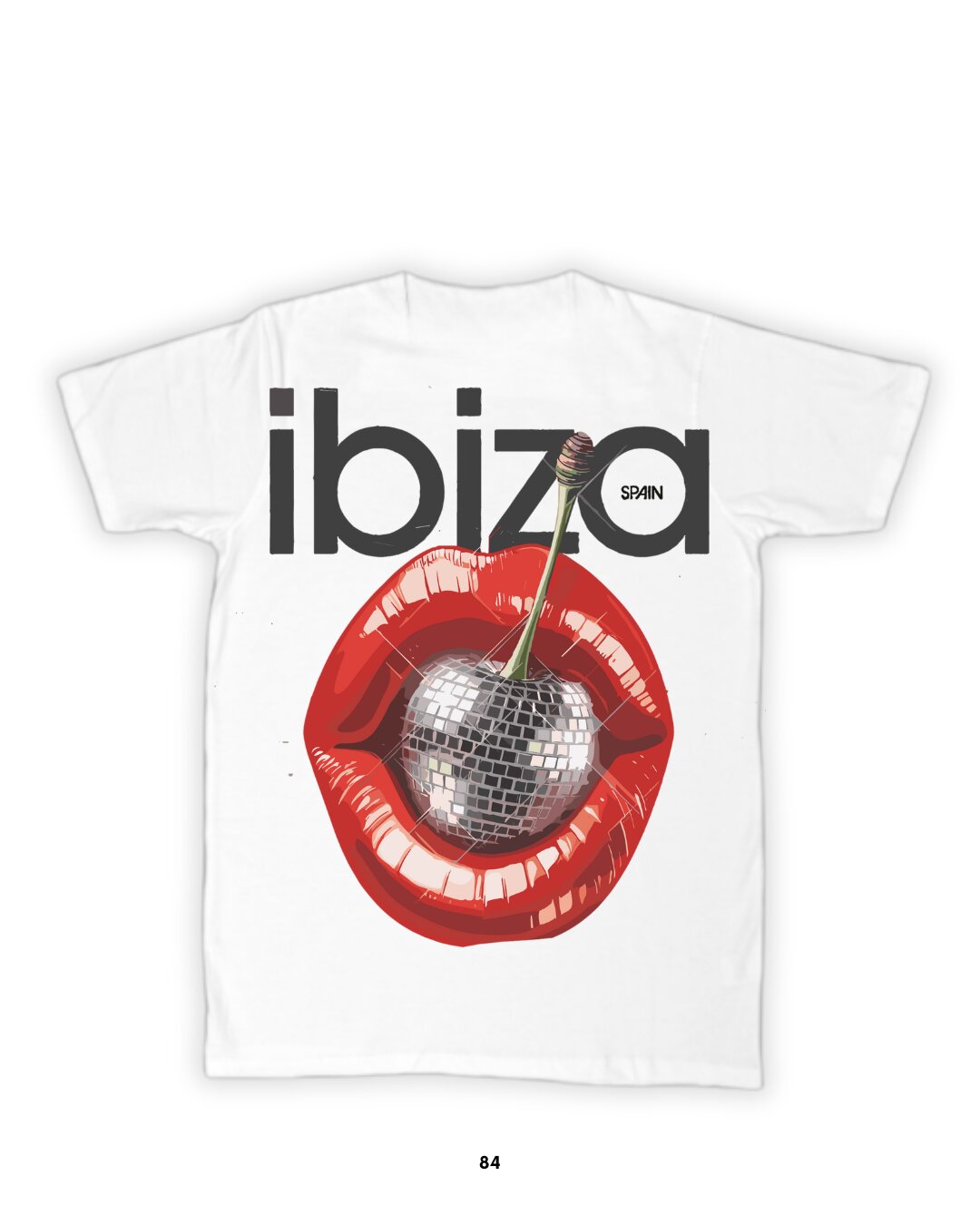 Playera Ibiza Cherry Lips