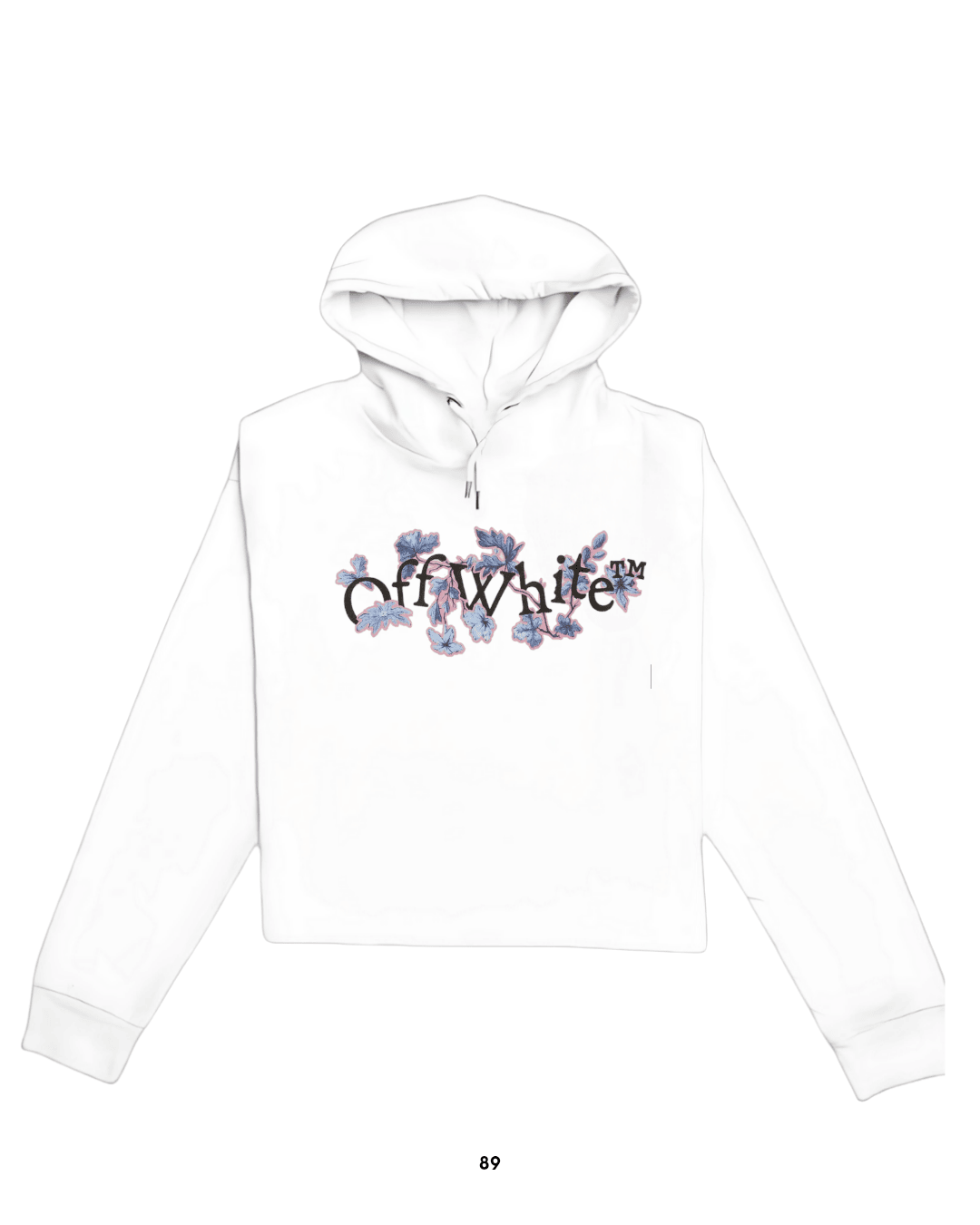 Sudadera Off White Soft Flowers