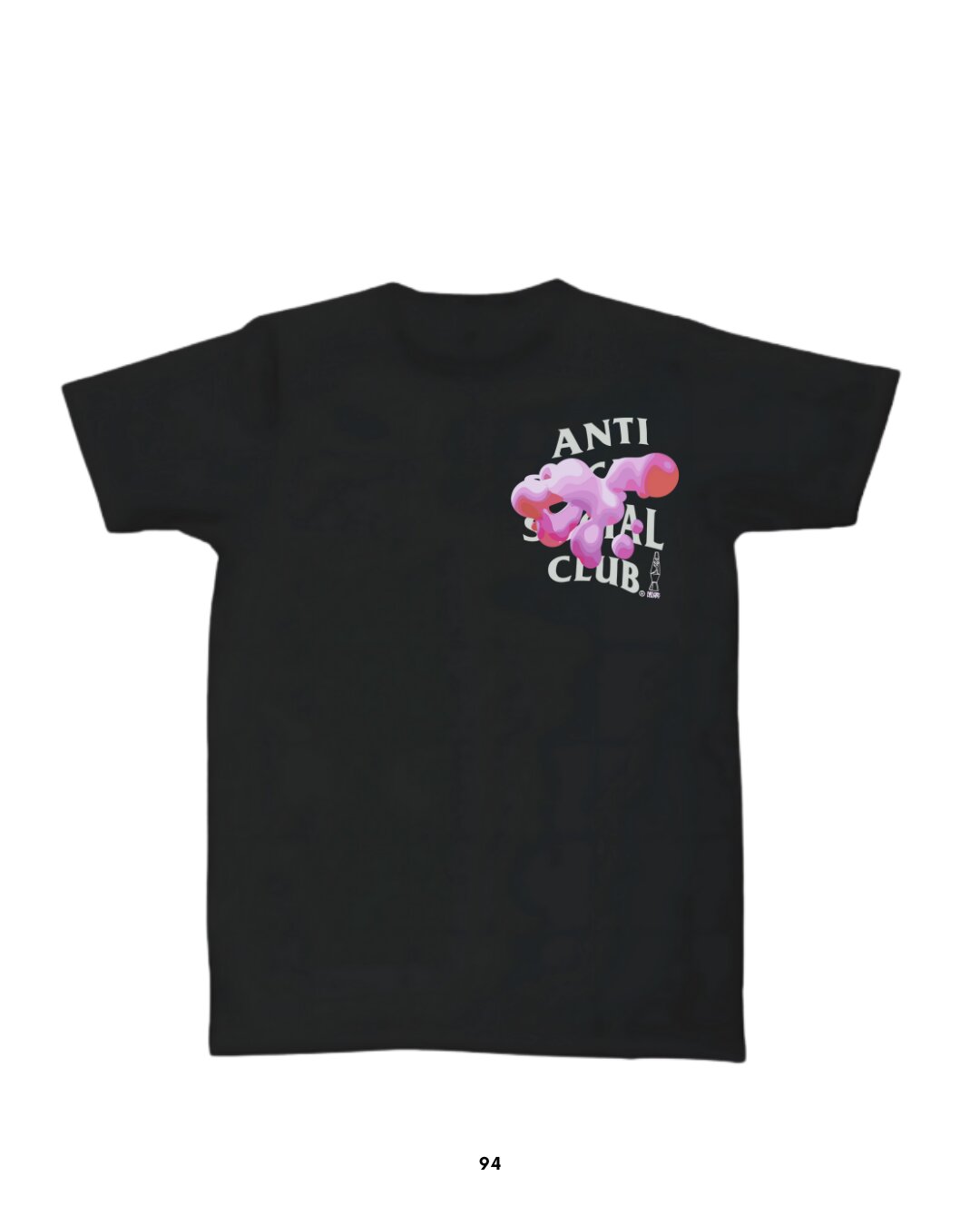 Playera Pink Liquid Shape ANTISOCIAL SOCIAL CLUB