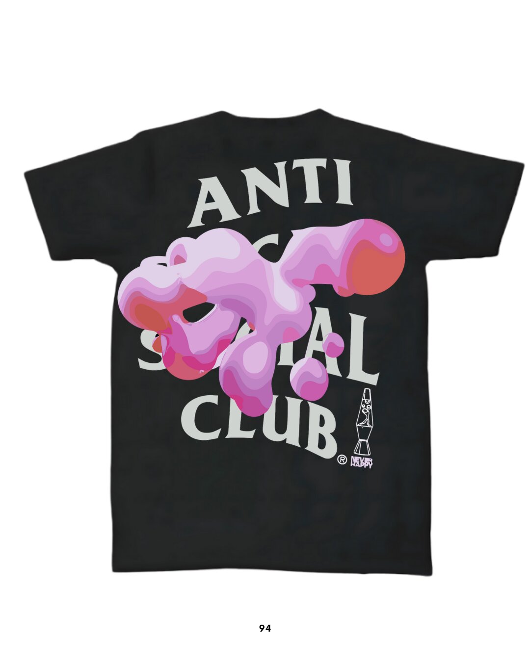Playera Pink Liquid Shape ANTISOCIAL SOCIAL CLUB