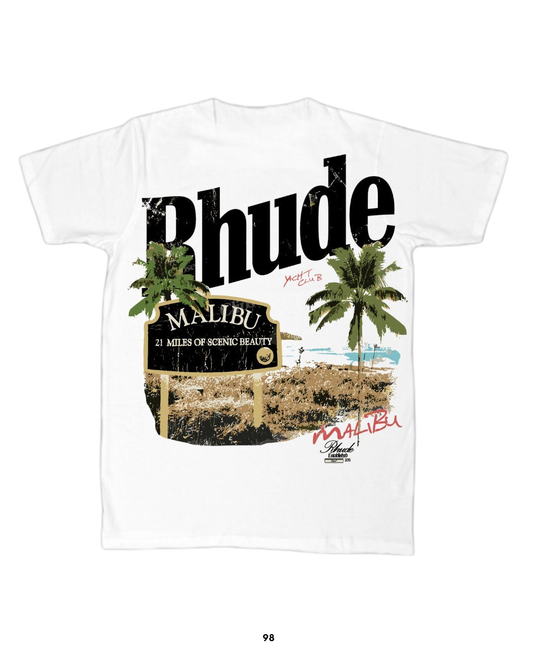 Playera Rhude Malibu